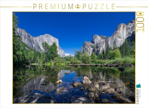 CALVENDO Puzzle Yosemite Valley | 1000 Teile Lege-Größe 64 x 48 cm Foto-Puzzle für glückliche Stunden von CALVENDO