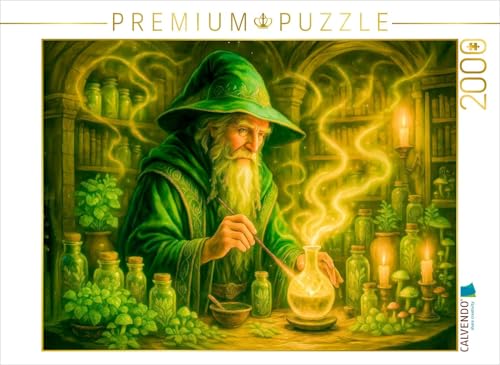 CALVENDO Puzzle Zauberer mischt uralten Trank mit magischen Kräutern | 2000 Teile Lege-Größe 90 x 67 cm Foto-Puzzle für glückliche Stunden CALVENDO Puzzle Zauberer mischt uralten Trank mit magischen Kräutern | 2000 Teile Lege-Größe 90 x 67 cm Foto-Puzzle für glückliche Stunden von CALVENDO