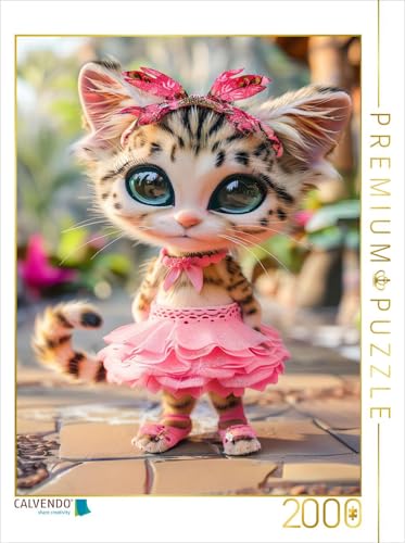 CALVENDO Puzzle Zauberhafte Katze im pinken Rock | 2000 Teile Lege-Größe 67 x 90 cm Foto-Puzzle für glückliche Stunden CALVENDO Puzzle Zauberhafte Katze im pinken Rock | 2000 Teile Lege-Größe 67 x 90 cm Foto-Puzzle für glückliche Stunden von CALVENDO