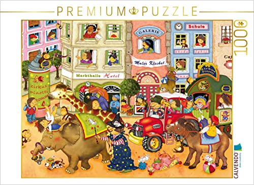 CALVENDO Puzzle Zirkusparade 1000 Teile Puzzle quer | 1000 Teile Lege-Größe 64 x 48 cm Foto-Puzzle für glückliche Stunden von CALVENDO