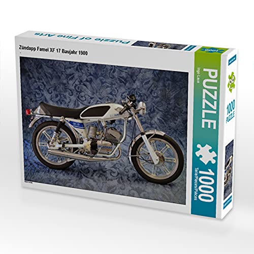 CALVENDO Puzzle Zündapp Famel XF 17 Baujahr 1980 1000 Teile Lege-Größe 64 x 48 cm Foto-Puzzle Bild von Ingo Laue von CALVENDO
