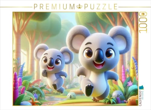 CALVENDO Puzzle Zwei Koalas im Wettrennen durch ihren Wald | Lege-Größe cm Foto-Puzzle für glückliche Stunden CALVENDO Puzzle Zwei Koalas im Wettrennen durch ihren Wald | Lege-Größe cm Foto-Puzzle für glückliche Stunden von CALVENDO