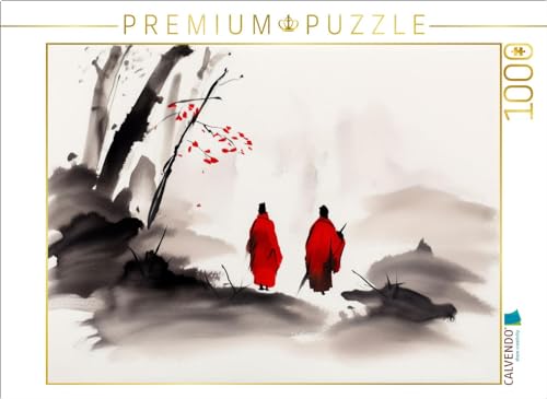 CALVENDO Puzzle Zwei Mönche | 1000 Teile Lege-Größe 64 x 48 cm Foto-Puzzle für glückliche Stunden CALVENDO Puzzle Zwei Mönche | 1000 Teile Lege-Größe 64 x 48 cm Foto-Puzzle für glückliche Stunden von CALVENDO