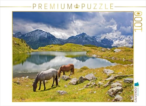 CALVENDO Puzzle Zwei Pferde am Krummschnabelsee in Obertauern | 1000 Teile Lege-Größe 64 x 48 cm Foto-Puzzle für glückliche Stunden CALVENDO Puzzle Zwei Pferde am Krummschnabelsee in Obertauern | 1000 Teile Lege-Größe 64 x 48 cm Foto-Puzzle für glückliche Stunden von CALVENDO