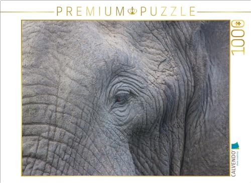 CALVENDO Puzzle begegnung im tembe Elephant Park, südafrika | 1000 Teile Lege-Größe 64 x 48 cm Foto-Puzzle für glückliche Stunden von CALVENDO