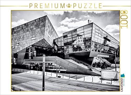 CALVENDO Puzzle darmstadtium Wissenschafts- und Kongresszentrum 1000 Teile Puzzle quer | Lege-Größe cm Foto-Puzzle für glückliche Stunden von CALVENDO