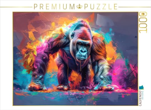 CALVENDO Puzzle des animaux habillés en pop Art | Lege-Größe cm Foto-Puzzle für glückliche Stunden von CALVENDO