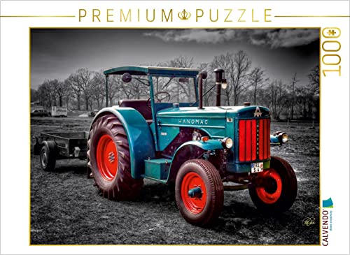 CALVENDO Puzzle Oldtimer Traktor Hanomag 1000 Teile Lege-Größe 64 x 48 cm Foto-Puzzle Bild von Peter Roder von CALVENDO