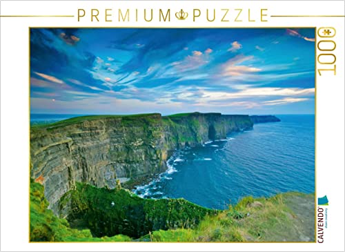 CALVENDO Puzzle Sehnsucht Irland - Die Cliffs of Moher in County Clare sind eines der grandiosesten Naturschauspiele 1000 Teile Lege-Größe 64 x 48 cm Foto-Puzzle Bild von Mr.Mooseman von CALVENDO