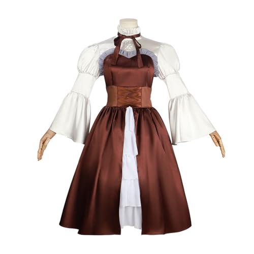 CAMDOM Damen Cosplay Kostüm Kleid Rollenspiel Outfit Verkleidung Retro Dienstmädchen Kleider von CAMDOM