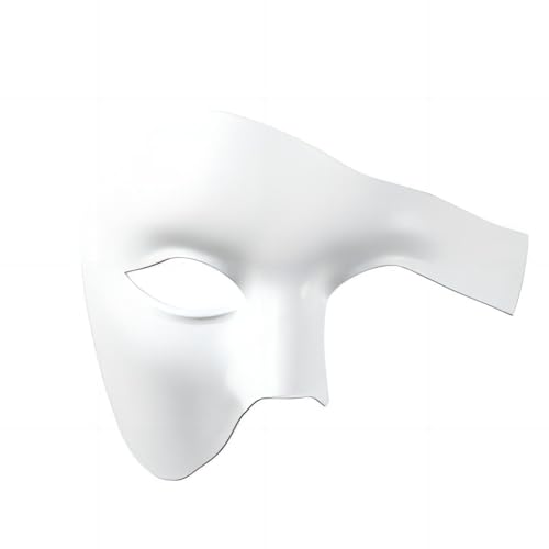 CAMDOM Maskerade Herrenmaske, Opernmaske, luxuriös, Halbgesichtsmaske, Cosplay, Party, Abschlussball, Kostüm von CAMDOM