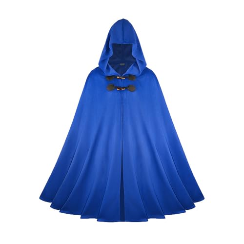 CAMDOM Mittelalterlicher Herren-Umhang mit Kapuze, Wildleder-Umhang, Halloween, Cosplay-Kostüm CAMDOM Mittelalterlicher Herren-Umhang mit Kapuze, Wildleder-Umhang, Halloween, Cosplay-Kostüm von CAMDOM