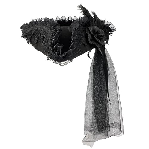 CAMDOM Piratenhut für Erwachsene, Halloween, Kolonialstil, Deluxe, Trikorner, Piratenhut, Kostümzubehör CAMDOM Piratenhut für Erwachsene, Halloween, Kolonialstil, Deluxe, Trikorner, Piratenhut, Kostümzubehör von CAMDOM