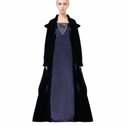 CAMDOM Sola Naberrie Kostüm Halloween Karneval Königin Cosplay Kostüm Schwarz Blau CAMDOM Sola Naberrie Kostüm Halloween Karneval Königin Cosplay Kostüm Schwarz Blau von CAMDOM