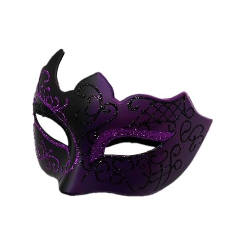 CAMDOM Venezianische Maskerade-Maske für Damen, Opern-Make-up-Masken, bemaltes Kostümzubehör für Partyball von CAMDOM