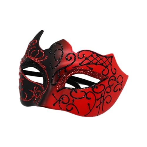 CAMDOM Venezianische Maskerade-Maske für Damen, Opern-Make-up-Masken, bemaltes Kostümzubehör für Partyball von CAMDOM