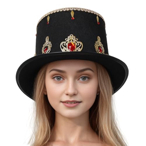 CAMDOM Viktorianischer Steampunk-Zylinderhut, handgefertigt, Halloween-Kostüm, Hut CAMDOM Viktorianischer Steampunk-Zylinderhut, handgefertigt, Halloween-Kostüm, Hut von CAMDOM