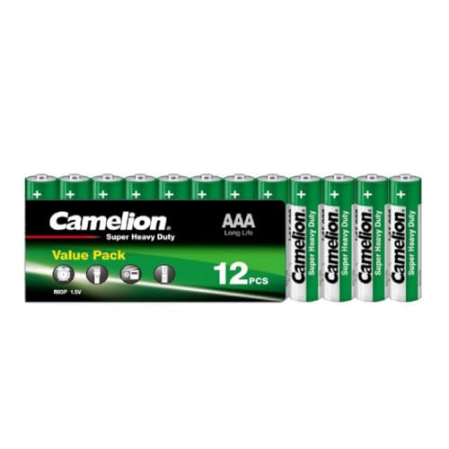 Akku Camelion Super Heavy Duty Grün R03 Micro AAA (12 St.) von CAMELION
