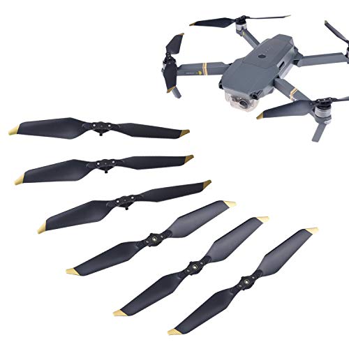 Propeller für DJI Mavic Pro/Platinum - 6 Klingen - Geringer Geräusch - Quick Release Faltbare Flügel - Flugerprobtes Design - Wesentliches Zubehör für Ihre DJI Mavic Pro/Platinum von CAMKIX