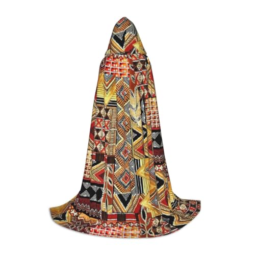 Afrikanischer Textil-Patchwork-Druck, Kapuzenumhang, langer Kapuzenumhang, Mittelalterumhang, Renaissance-Umhang für Halloween-Kostüm Afrikanischer Textil-Patchwork-Druck, Kapuzenumhang, langer Kapuzenumhang, Mittelalterumhang, Renaissance-Umhang für Halloween-Kostüm von CAMUO
