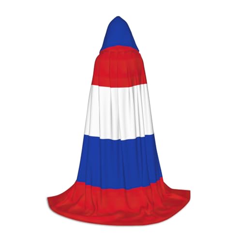 Kapuzenumhang mit russischer Flagge, langer Kapuzenumhang, Mittelalterumhang, Renaissance-Umhang für Halloween-Kostüm Kapuzenumhang mit russischer Flagge, langer Kapuzenumhang, Mittelalterumhang, Renaissance-Umhang für Halloween-Kostüm von CAMUO