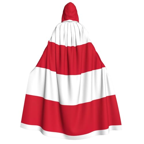 Langer Kapuzenumhang mit Flagge von Monaco, Umhang für Weihnachten, Halloween, Kostüme, Kapuzenumhang, Maskerade Langer Kapuzenumhang mit Flagge von Monaco, Umhang für Weihnachten, Halloween, Kostüme, Kapuzenumhang, Maskerade von CAMUO