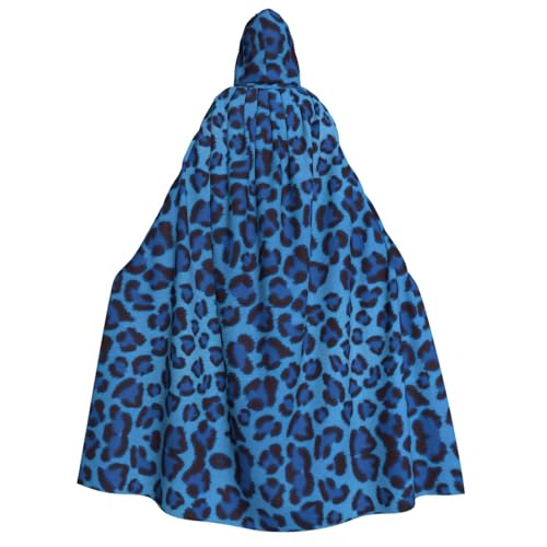 Langer Kapuzenumhang mit Leopardenmuster, Umhang für Weihnachten, Halloween, Kostüme, Kapuzenumhang, Maskerade Langer Kapuzenumhang mit Leopardenmuster, Umhang für Weihnachten, Halloween, Kostüme, Kapuzenumhang, Maskerade von CAMUO