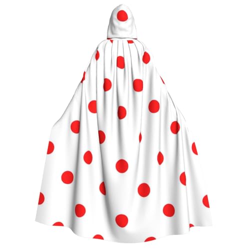 Langer Kapuzenumhang mit Punkten, Umhang für Weihnachten, Halloween, Kostüme, Kapuzenumhang, Maskerade Langer Kapuzenumhang mit Punkten, Umhang für Weihnachten, Halloween, Kostüme, Kapuzenumhang, Maskerade von CAMUO
