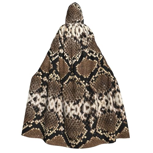 Langer Kapuzenumhang mit Serpentinenmuster, Umhang für Weihnachten, Halloween, Kostüme, Kapuzenumhang, Maskerade Langer Kapuzenumhang mit Serpentinenmuster, Umhang für Weihnachten, Halloween, Kostüme, Kapuzenumhang, Maskerade von CAMUO
