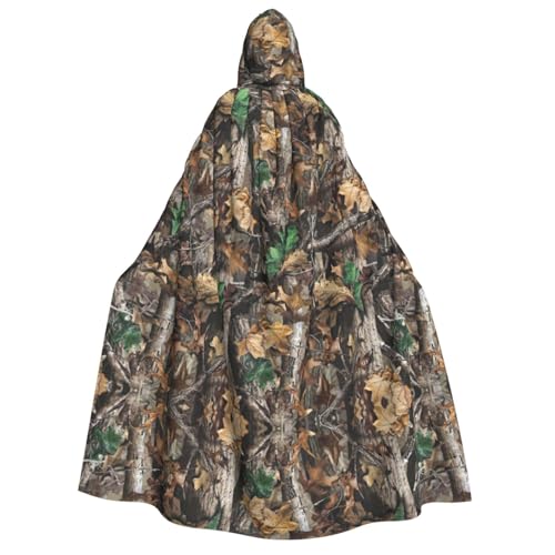 Langer Kapuzenumhang mit kaltem Baum und Camouflage-Muster, Umhang für Weihnachten, Halloween, Kostüme, Kapuzenumhang, Maskerade Langer Kapuzenumhang mit kaltem Baum und Camouflage-Muster, Umhang für Weihnachten, Halloween, Kostüme, Kapuzenumhang, Maskerade von CAMUO