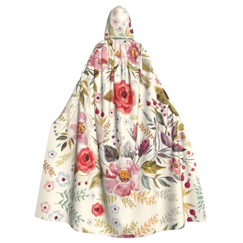 Moderner Umhang mit Blumenmuster, Mittelalter Renaissance, Kapuzenumhang, Uni, Cosplay-Kostüme Moderner Umhang mit Blumenmuster, Mittelalter Renaissance, Kapuzenumhang, Uni, Cosplay-Kostüme von CAMUO