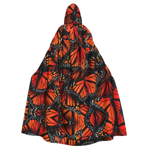 Umhang mit Monarch-Schmetterlingen, mittelalterlicher Renaissance-Umhang, Uni, Cosplay-Kostüm, mit Kapuze Umhang mit Monarch-Schmetterlingen, mittelalterlicher Renaissance-Umhang, Uni, Cosplay-Kostüm, mit Kapuze von CAMUO