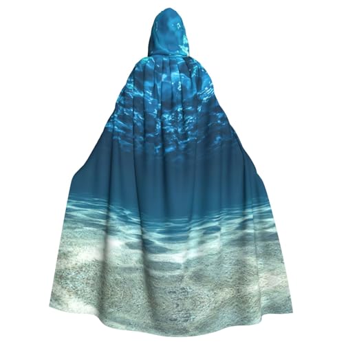 Umhang mit Ozeanaufdruck, mittelalterlicher Renaissance-Umhang, Uni, Cosplay-Kostüm, mit Kapuze Umhang mit Ozeanaufdruck, mittelalterlicher Renaissance-Umhang, Uni, Cosplay-Kostüm, mit Kapuze von CAMUO