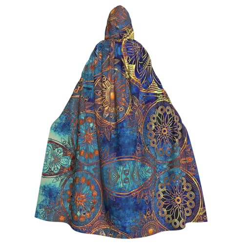Umhang mit Sternenhimmel, Mandala-Druck, Mittelalter, Renaissance, Kapuzenumhang, Uni, Cosplay-Kostüme Umhang mit Sternenhimmel, Mandala-Druck, Mittelalter, Renaissance, Kapuzenumhang, Uni, Cosplay-Kostüme von CAMUO