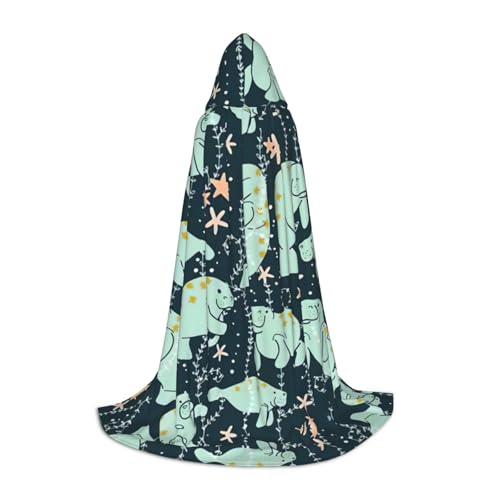 Walruse Kapuzenumhang mit Tiermotiv, lang, Mittelalterumhang, Renaissance-Umhang für Halloween-Kostüm Walruse Kapuzenumhang mit Tiermotiv, lang, Mittelalterumhang, Renaissance-Umhang für Halloween-Kostüm von CAMUO