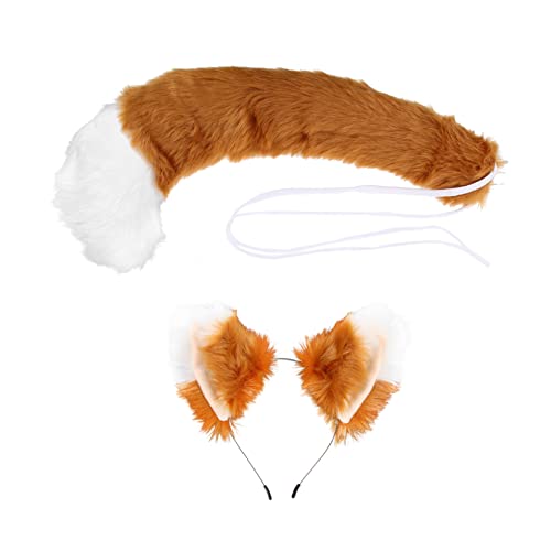 CANIGHT 1 Set Fuchsohren Kopfschmuck, Entzückendes Tier Ohr Stirnband, Tier Stirnband, Tierkostüm Zubehör, Kostüm Kopfbedeckung, Weibliche Tiere, Requisite, Haar Accessoires Für Frauen, CANIGHT 1 Set Fuchsohren Kopfschmuck, Entzückendes Tier Ohr Stirnband, Tier Stirnband, Tierkostüm Zubehör, Kostüm Kopfbedeckung, Weibliche Tiere, Requisite, Haar Accessoires Für Frauen, von CANIGHT
