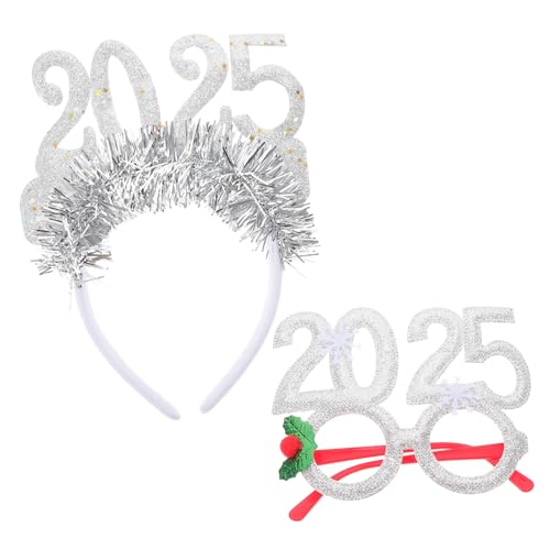 CANIGHT 1 Set Neujahrs Stirnband, Haarbänder Für Erwachsene, Silvester Stirnband, Neujahrs Kopfbedeckung Für Erwachsene, Party Kopfschmuck, Neujahrs Fotoautomaten Requisiten, Neujahrs CANIGHT 1 Set Neujahrs Stirnband, Haarbänder Für Erwachsene, Silvester Stirnband, Neujahrs Kopfbedeckung Für Erwachsene, Party Kopfschmuck, Neujahrs Fotoautomaten Requisiten, Neujahrs von CANIGHT
