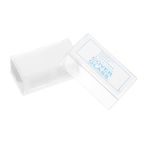 CANIGHT 100 Stück Mikroskop Glasdeckgläser, Glas Mikroskopobjektträger Für Labor, Glasobjektträger Für Proben, Labor Glas Mikroskopobjektträger, Proben, Mikroskopobjektträger CANIGHT 100 Stück Mikroskop Glasdeckgläser, Glas Mikroskopobjektträger Für Labor, Glasobjektträger Für Proben, Labor Glas Mikroskopobjektträger, Proben, Mikroskopobjektträger von CANIGHT