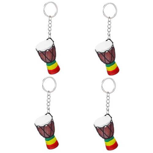 CANIGHT 4 Stück Handtrommel Schlüsselanhänger, Miniatur Afrikanische Trommel, Afrikanische Trommel Schlüsselanhänger, Trommel Charms, Afrikanische Instrument Trommelringe, Schmuck, CANIGHT 4 Stück Handtrommel Schlüsselanhänger, Miniatur Afrikanische Trommel, Afrikanische Trommel Schlüsselanhänger, Trommel Charms, Afrikanische Instrument Trommelringe, Schmuck, von CANIGHT