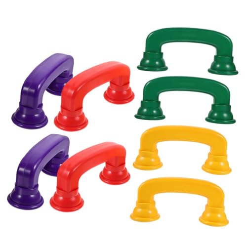 CANIGHT 8 Stück Hörer Spielzeug, Kunststoff, Lernspielzeug, Telefonhörer Spielzeug, Telefon Spielzeug, Lese Flüstertelefon Spielzeug, Frühes Lernspielzeug, Kunststoff Flüstertelefon von CANIGHT