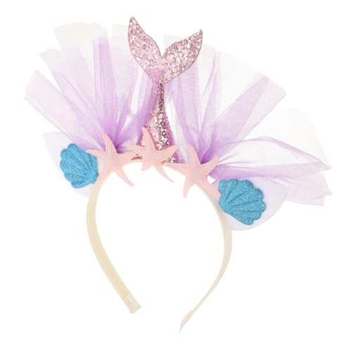 CANIGHT Glitzernde Meerjungfrau Haarreifen Für üßes Mesh Haarschmuck Für Partys Und Festlichkeiten Mit Seestern CANIGHT Glitzernde Meerjungfrau Haarreifen Für üßes Mesh Haarschmuck Für Partys Und Festlichkeiten Mit Seestern von CANIGHT