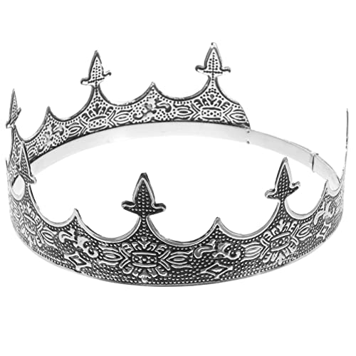 CANIGHT Metallkrone, Abschlussball Accessoires Für Männer, Kronen Für Männer, Kronen Requisite, Cosplay Krone, Party Krone, Herrenkrone, Männliche Krone, Vintage Krone Für Männer, CANIGHT Metallkrone, Abschlussball Accessoires Für Männer, Kronen Für Männer, Kronen Requisite, Cosplay Krone, Party Krone, Herrenkrone, Männliche Krone, Vintage Krone Für Männer, von CANIGHT