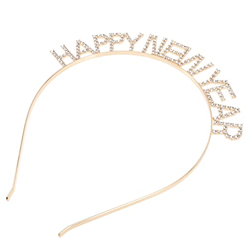 CANIGHT Neujahrs Stirnband, Kompakt, Lustiges Stirnband, Neujahrs Haarring, Party Kostüm Zubehör, Haarbänder Für Damenhaar, Neujahrs Kopfschmuck, Silvester, Leuchtende Tiara, Papier CANIGHT Neujahrs Stirnband, Kompakt, Lustiges Stirnband, Neujahrs Haarring, Party Kostüm Zubehör, Haarbänder Für Damenhaar, Neujahrs Kopfschmuck, Silvester, Leuchtende Tiara, Papier von CANIGHT