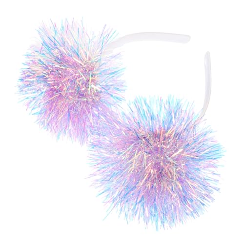 CANIGHT Stirnband Für Junge Mädchen Mit Pompons Haarreif Für Karneval Halloween Und Partys Robustes Und Langlebiges Haarschmuck-accessoire Für Mädchen Für Fotos Und Festliche von CANIGHT