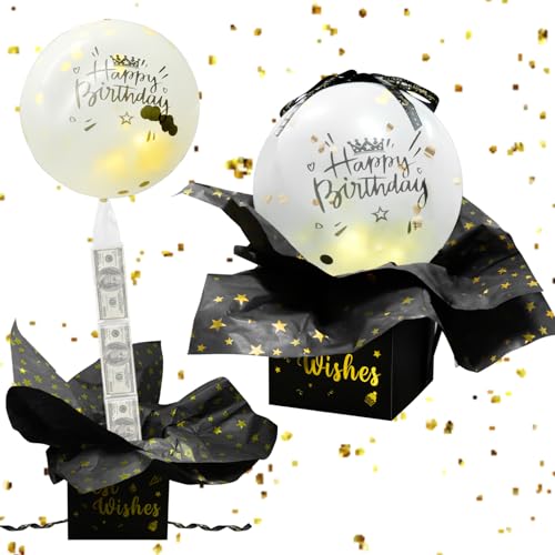 Funny Birthday Money Box Überraschungsbox, Geschenkbox Geld, Geburtstags Geldgeschenkbox Bargeldgeschenk, Geburtstagsüberraschungsbox mit Geburtstagsballon, für Bargeldgeburtstag, Spardose Geschenk Funny Birthday Money Box Überraschungsbox, Geschenkbox Geld, Geburtstags Geldgeschenkbox Bargeldgeschenk, Geburtstagsüberraschungsbox mit Geburtstagsballon, für Bargeldgeburtstag, Spardose Geschenk von CANIPHA