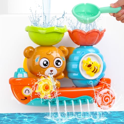 CANMALCHI Badewannenspielzeug ab 1 2 3 4 Jahr,Badespielzeug Baby ab 1 Jahr,Spielzeug ab 1 2 3 Jahr MäDchen Junge Geschenk,Badewanne Spielzeug Kinder,Wasserspielzeug Kinder,Kinderspielzeug ab 1 2 3jahr von CANMALCHI