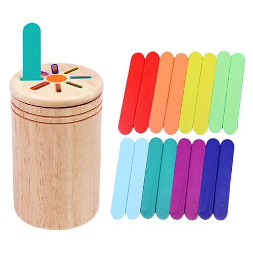 CANRNYACBZ Holz Montessori Spielzeug ab 1 2 3 Jahr,Holzspielzeug Motorikspielzeug Baby Sensorik,Kinder Farbe Sortierspielzeug, Baby Lernspielzeug Geschenk für Kleinkinder Geburtstags Weihnachten CANRNYACBZ Holz Montessori Spielzeug ab 1 2 3 Jahr,Holzspielzeug Motorikspielzeug Baby Sensorik,Kinder Farbe Sortierspielzeug, Baby Lernspielzeug Geschenk für Kleinkinder Geburtstags Weihnachten von CANRNYACBZ