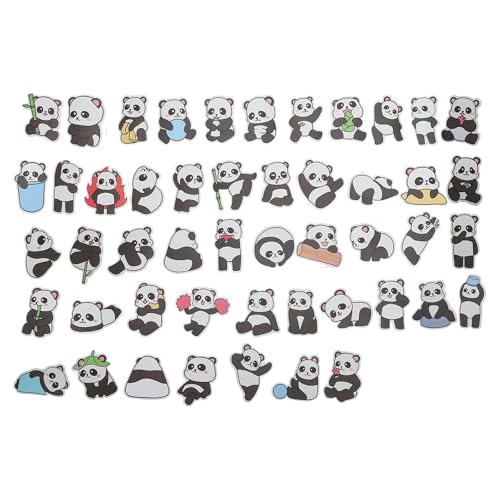 CAPASTEC 50 STK. Pandas-Aufkleber Wasserdichtes Scrapbook Ästhetischer Aufkleber Wasserflasche Tagebuch Aufkleber für Skateboard Gitarre Computer Koffer 5,5-8,5cm CAPASTEC 50 STK. Pandas-Aufkleber Wasserdichtes Scrapbook Ästhetischer Aufkleber Wasserflasche Tagebuch Aufkleber für Skateboard Gitarre Computer Koffer 5,5-8,5cm von CAPASTEC