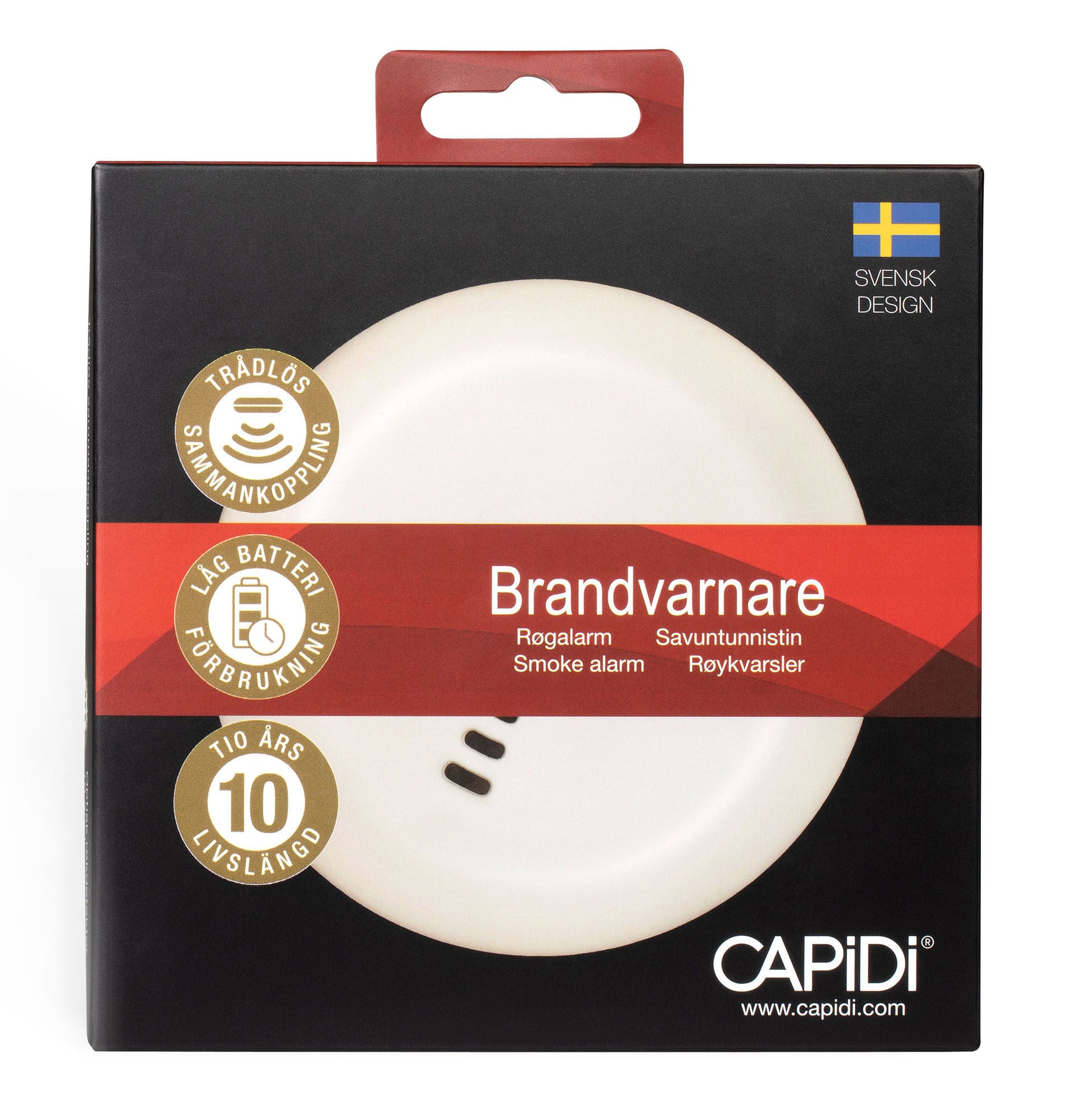 CaPiDi Rauchmelder 1er-Pack CaPiDi Rauchmelder 1er-Pack von CAPiDi