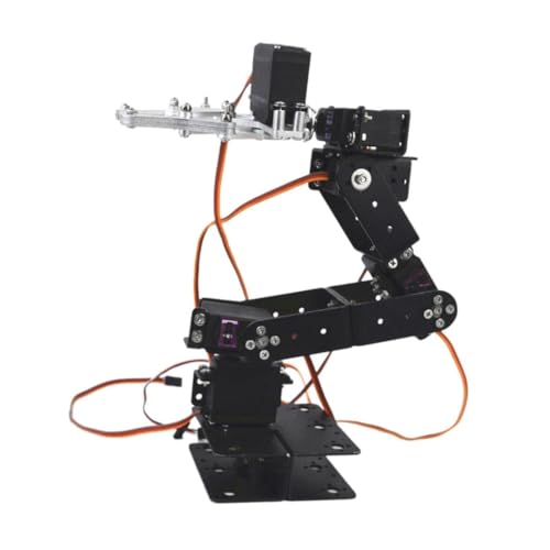 CARESHINE Interaktives Roboterarm-Spielzeugset – mechanischer Klemmmanipulator für und Erwachsene. DIY-Roboterarm-Set – pdagogisches Mint-Geschenk zum Erlernen der Grundlagen von Technik und Robotik von CARESHINE